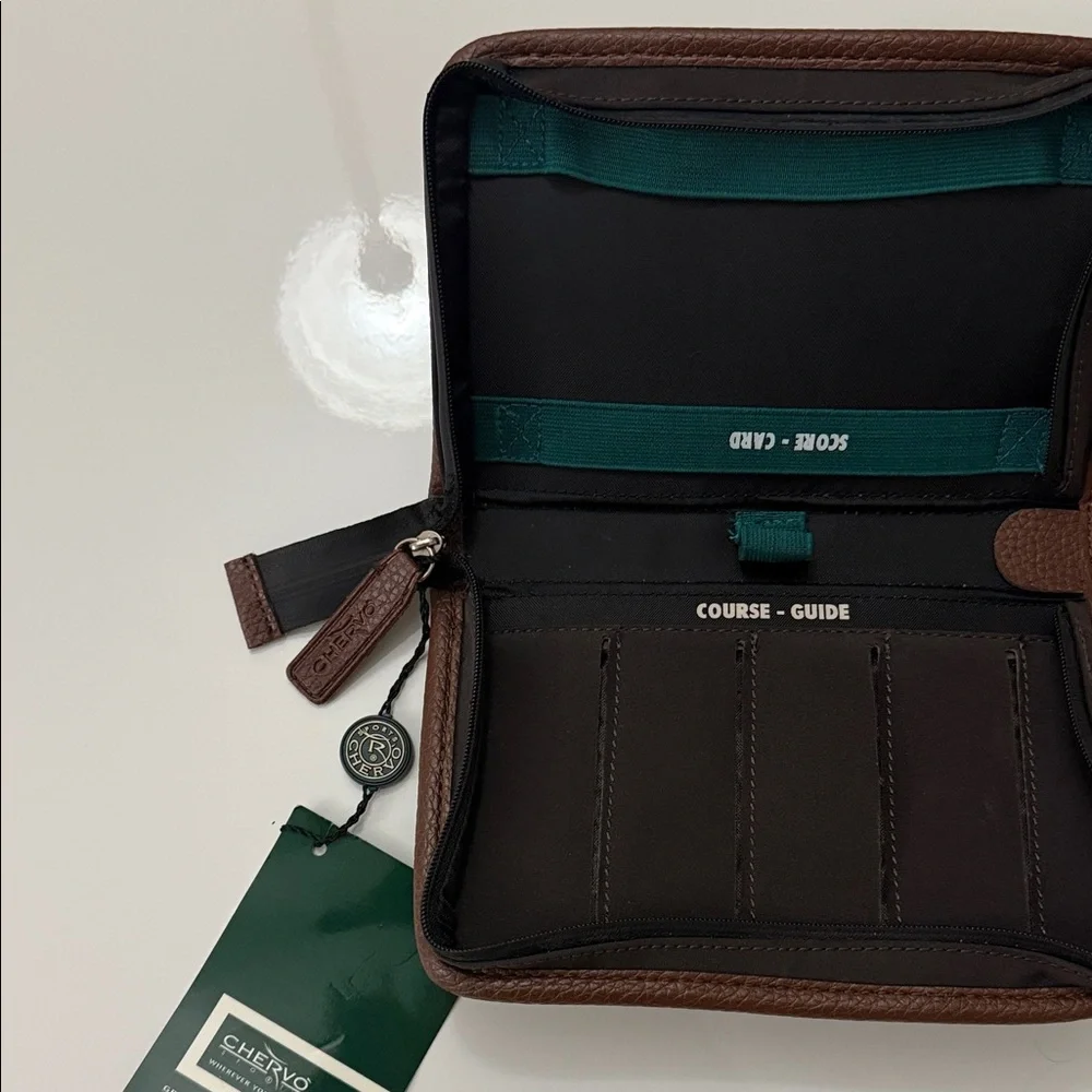 CHERVO Black and Brown Men's Wallet
